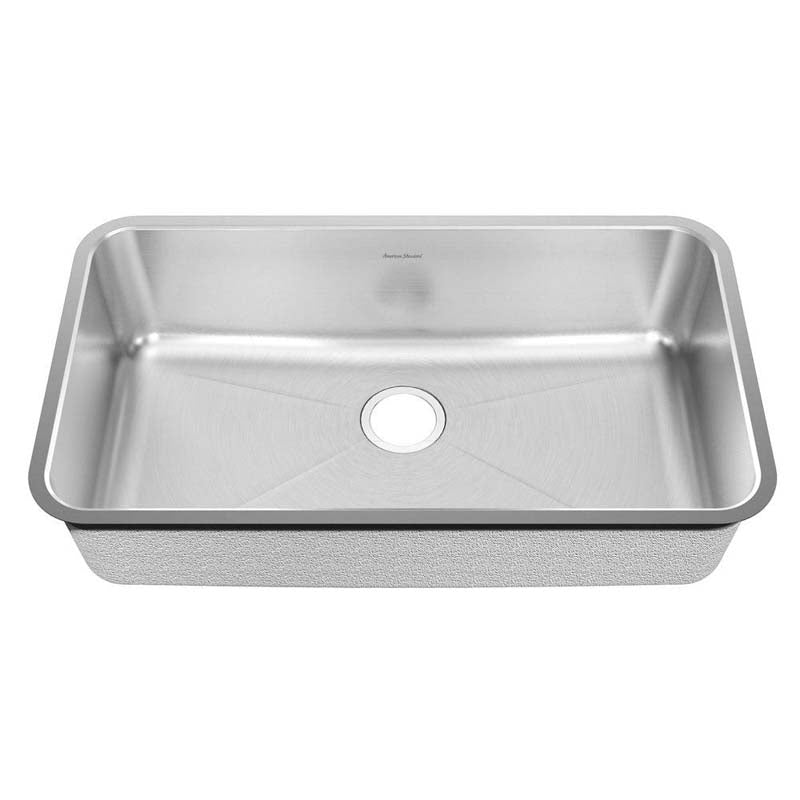 American Standard, American Standard 14SB.331900.073 Prevoir Undermount Brushed 32.75" x 18.75" x 9" 0-Hole Single Bowl Kitchen Sink